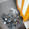 Detale z płaskownika 60x5 mm z automatu CNC do taśmy płaskownika